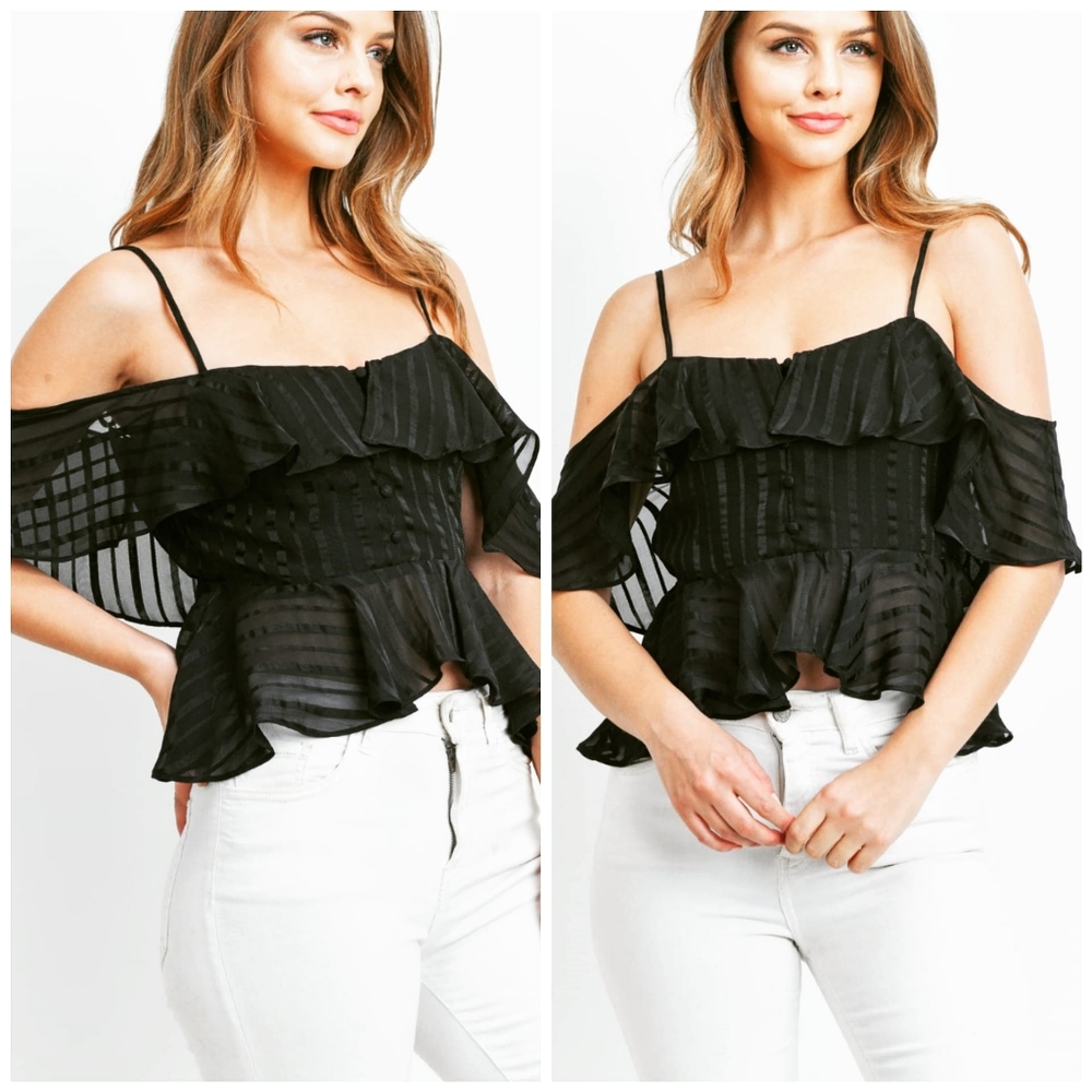 Brand new peplum blouse 😍😍😍